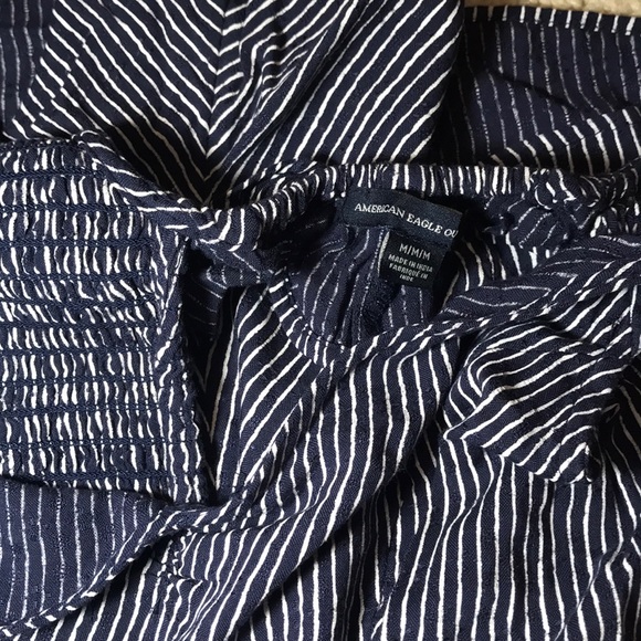 AEO Pinstriped Romper - Picture 3 of 5